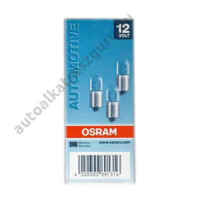 Osram 3893 izzó 12V T4W