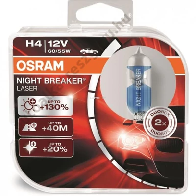 Osram 64193  Night Breaker Laser Duo +150%  H4 izzó 12V 60/55W
