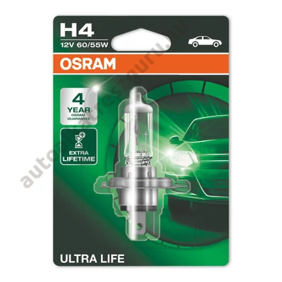 Osram 64193 Ultra Life H4 izzó 12V 60/55W