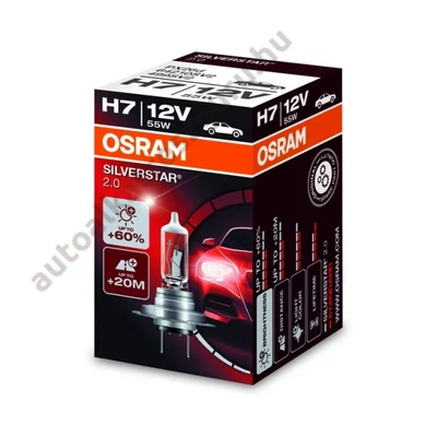 Osram 64210 Silverstar 2 + 60%  H7 izzó 12V 55W