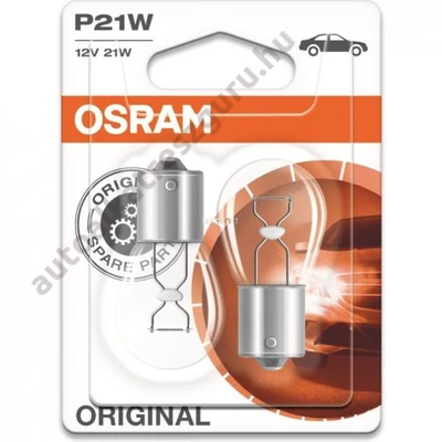 Osram 7506-02B izzó 12V P21W Duo