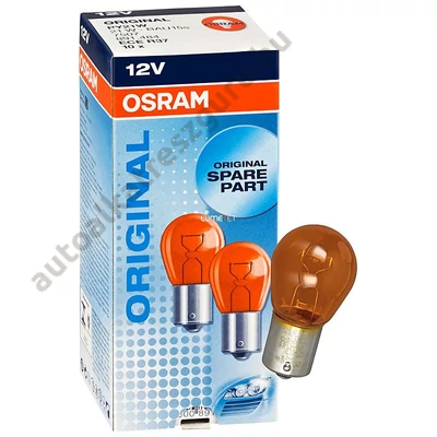 Osram 7507 izzó 12V PY21W  Sárga