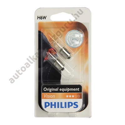 Philips 12036/2B H6W 12V 6W izzó