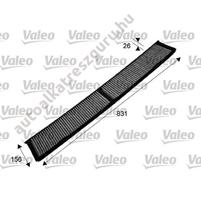 Valeo - 715503 - Pollenszűrő aktív szenes