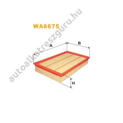 Wix Filters - WA6675 - Légszűrő