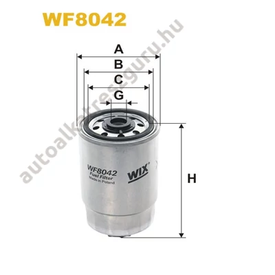 Wix Filters - WF8042 - Üzemanyagszűrő