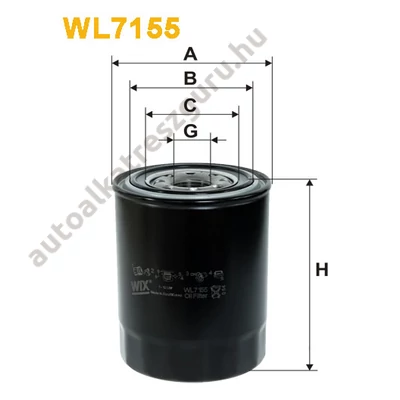 Wix Filters - WL7155 - Olajszűrő