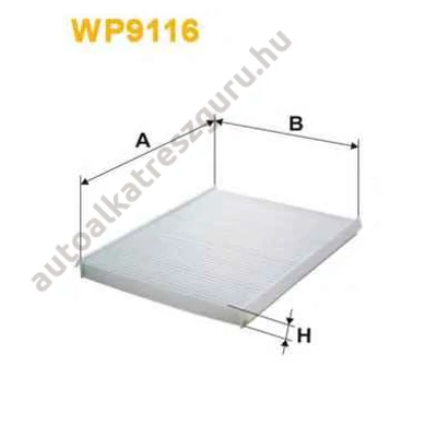 Wix Filters - WP9116 - Pollenszűrő